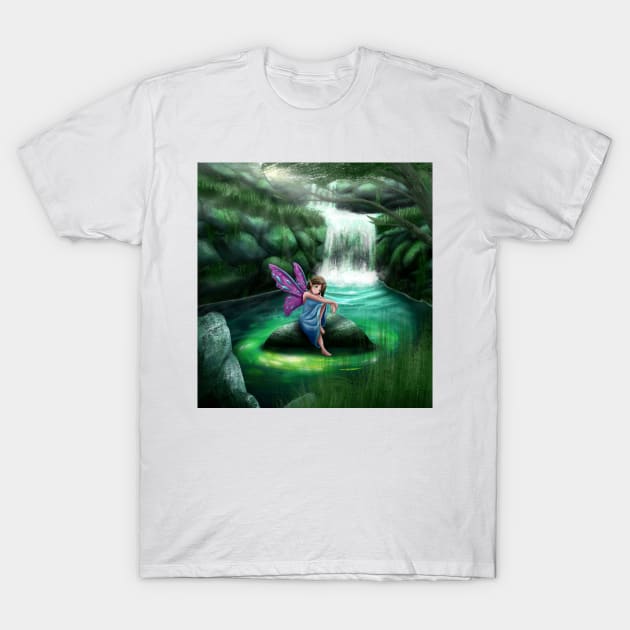 Waterfalls T-Shirt by Ghosyboid